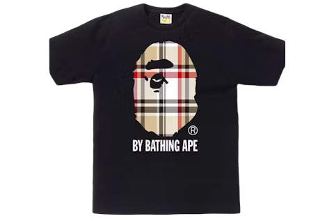 APE X BURBERRY TEE